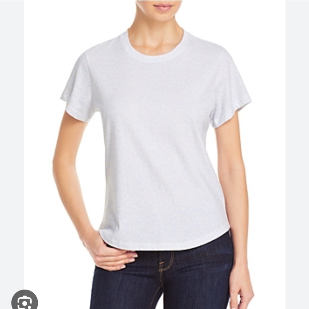 NEW • Jonathan Simkhai Standard • Women’s Sky Textured Dot Tee Shirt Small
